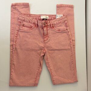 Garage - Pink High Waist Skinny Jegging - Size 1